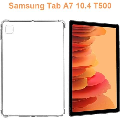 Shockproof Cover For Samsung Galaxy Tab A7 10.4'' 2020 SM-T500 SM-T505 10.4 inch Case TPU Silicon Transparent Cover Coque Fundas