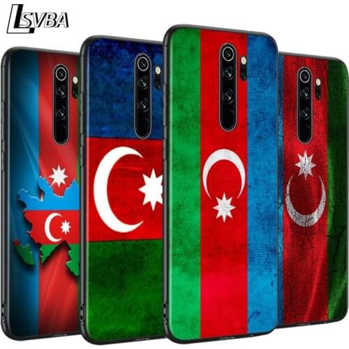 Azerbaijan flag Anti-Fall Phone Case For Xiaomi Redmi Note 9 9S Max 8T 8 7 6 5 Pro 5A 4X 4 Soft Black Cover