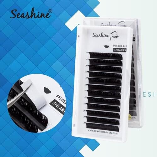Seashine 50Trays Volume Lashes Extensions L Curl 0.03mm Individual Lashes 12 Lines High Quality Classic EyelashesExtensions