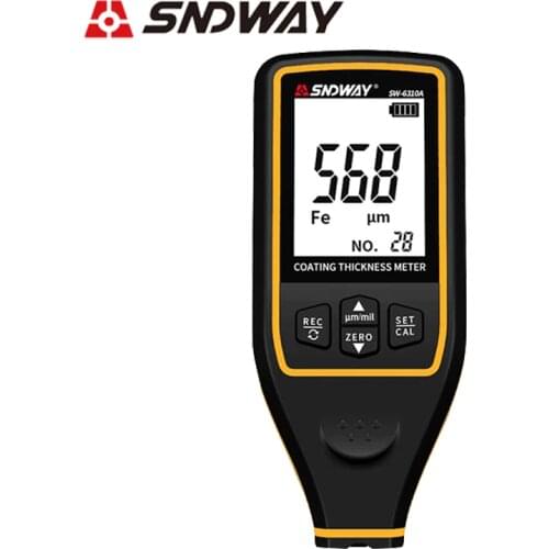 SNDWAY Coating Thickness Gauge SW-6310A 0-1700µm Iron-Based Non-Iron-Based one Auto Paint Thickness Gauge