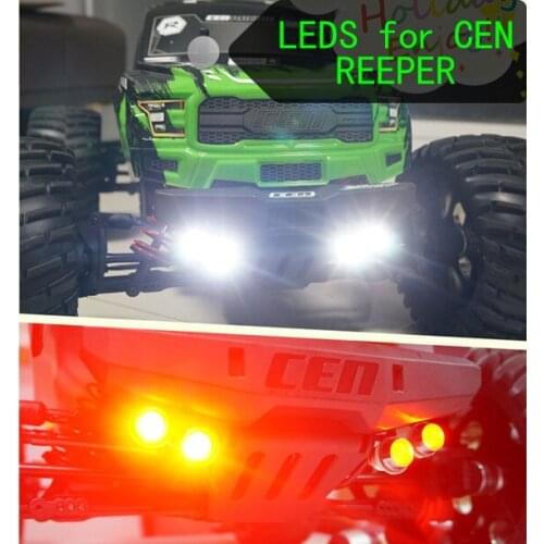 Led front lamp + tail light with bracket for CEN REEPER 1/7 rc car
