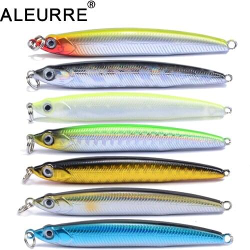 1PCS Sinking Pencil Fishing Lure 10G 15G Long Shot Crankbait Hard Bullet Bait Single Hook Wobblers Deep Diving Fish Lure