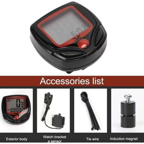 Bicycle computer Waterproof Bicycle LCD Display Digital Computer Speedometer MTB Bike Cycling Odometer Bike Accessories Parts