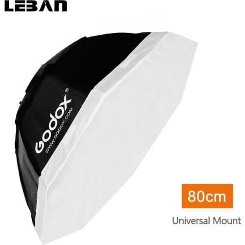Godox 80cm 31.5" Octagon Softbox with Universal Mount for Studio Flash Godox K-150A K-180A 250SDI 300SDI E250 E300