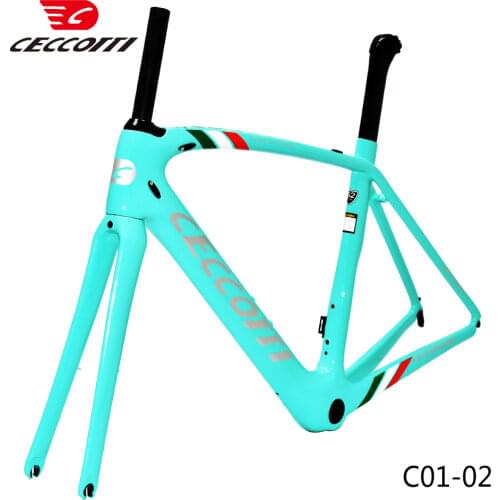 Factory price carbon speed bike frame Durable bicycle framework BSA/BB30 Ceccotti cycling parts