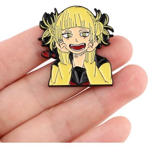 DZ2348 Japanese Anime Manga Icons Cross my body Enamel Lapel Pin Badge Pins for Clothes Backpack Decoration Accessories Gifts