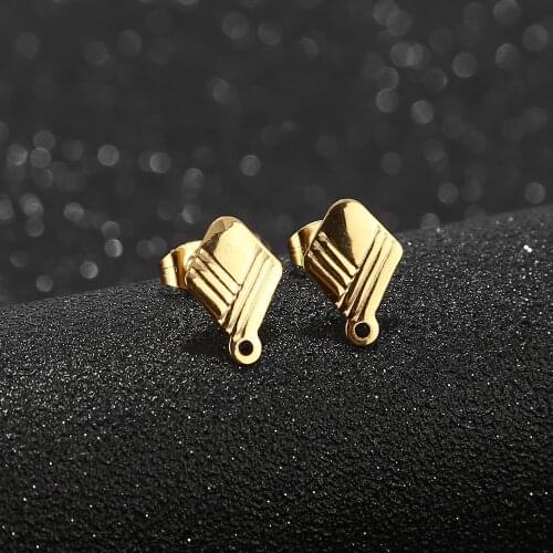 20pcs/lot leaf Stainless Steel Decoration Pendant Connectors Bohemia Handmade Charm Accessories DIY Earrings Jewelry Making