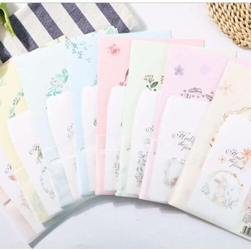 1pack A4 letter paper DIY creative cartoon animal penguin stationery message student reward gift set 19x28cm envelope
