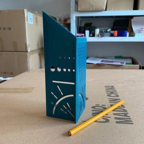 3D 90 Degrees Woodworking Multifunctional Square Gauge Angle Protractor Plastic Woodworking Ruler Home Wood Measurement Tool