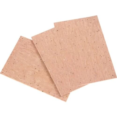 3x Cork For Saxo Mouthpiece Self-adhesive Square In Cork For Soprano Saxophone