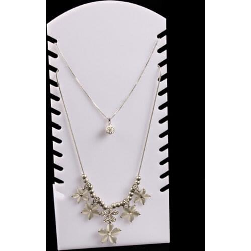 New Arrival Acrylic L Holder Stand Necklace Bust Woman Jewelry Pendant Necklace Bracelet Display Holder Stand Jewelry Holder