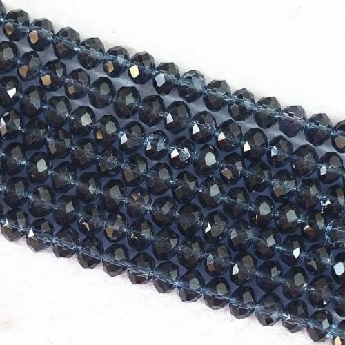 Newly pink blue crystal glass AB color 3*4mm 4*6mm 5*8mm 8*10mm rondelle faceted loose beads 15"B720