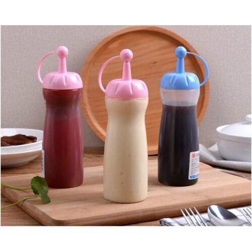 1PC New Squeeze Bottle Condiment Dispenser Ketchup Mustard Sauce Vinegar LF 120