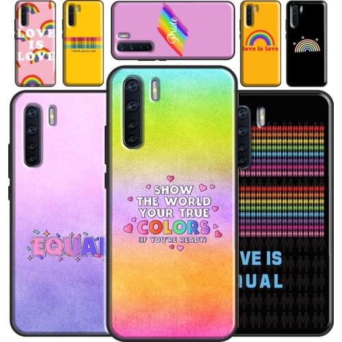 Gay Lesbian LGBT Rainbow Pride Phone Case For OPPO A53 2020 A5 A9 A31 A52 A72 A92 A83 A91 A93 A1K A15 A3S A5S F5 F7 Cover