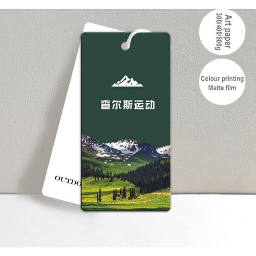 Black card+Bronzing Custom White Hang Tags/hangtag/Trademark Manufacture/Clothing paper Swing tag/Printed Tags Free Shipping