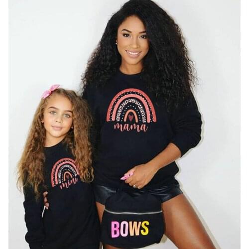 Cutyome Same T-shirts For Mom And Daughter