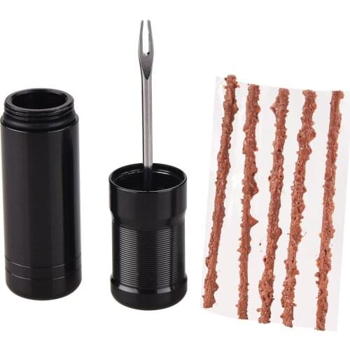 Deemount Bicycle Tubeless Tire Repair Tool Tyre Drill Puncture for Urgent Glue Free Repair Optional Rubber Original Stripe Steel