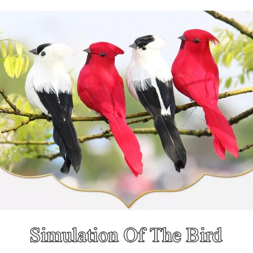 Simulation Bird Figurine Mini Animal Craft Gift Toy Micro Landscape Parrot Model Figure Fairy Garden Accessory Home Decoration