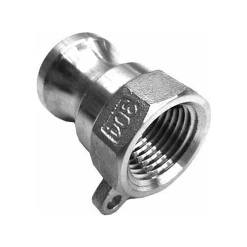 SS Camlock - Type A Male x 1/2inch Female