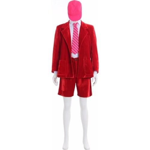 Superstar AC/DC Band Angus Young School Boy Outfit Cosplay Costume Red Jacket Coat Short Pants White Shirt Full Set L0516