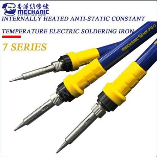 MECHANIC HK-735 Electric Soldering Iron 35W/45W/60W Internal Heating Type Anti-Static Welding Pen Electronic Repair Welding Tool