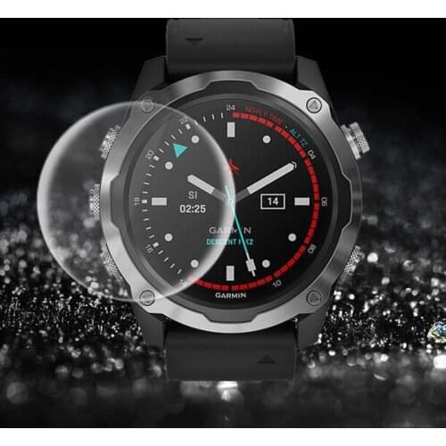5pcs Soft TPU Clear Protective Film Smartwatch Guard For Garmin Descent Mk2 / MK2i Smart Watch Screen Protector Cover Protection