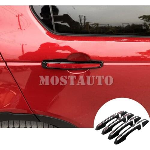 ABS Car Door Handle Cover Trim For Land Rover Discovery Sport 2015-2018 8pcs Black/Silver Car Accessories Interior Car Decor