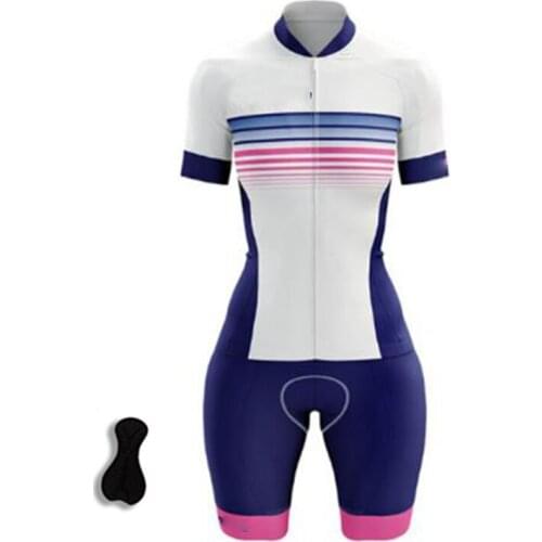 2021 New Hot Selling China Breathable Short sleeve Cycling Clothing, Womens Polyester Breathable Custom Triathlon Jumpsuit Suit