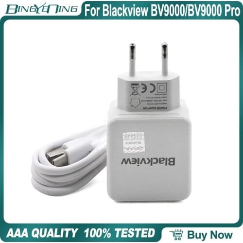 New Original USB Power Adapter Charger For Blackview BV9000 Pro EU Plug Travel 12V2A TPYE-C USB Cable Data Line Charging Cable
