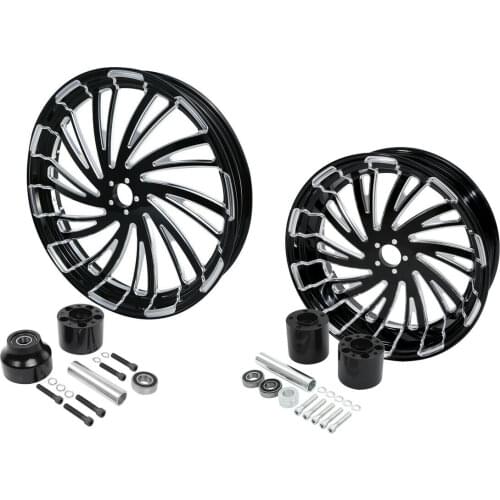 Motorcycle 21" Front Wheel & 18'' Rear Wheel Rim Hub For Harley Touring Road King Road Glide Street Glide 2008-2021 19 Non ABS