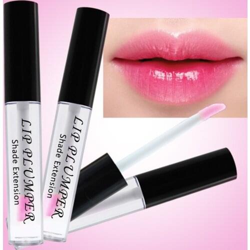 Transparent big mouth lip oil lip fullness increase lip oil temperature change lip gloss
