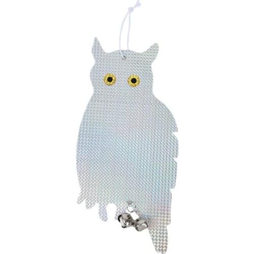 Garden decoration Bird repellent Owl scarecrow reflector