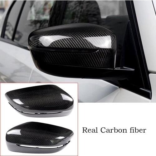 Real Carbon Fiber Replace Rearview Mirror Caps Cover ForBMW 5 Series G30 G31 2017-2019