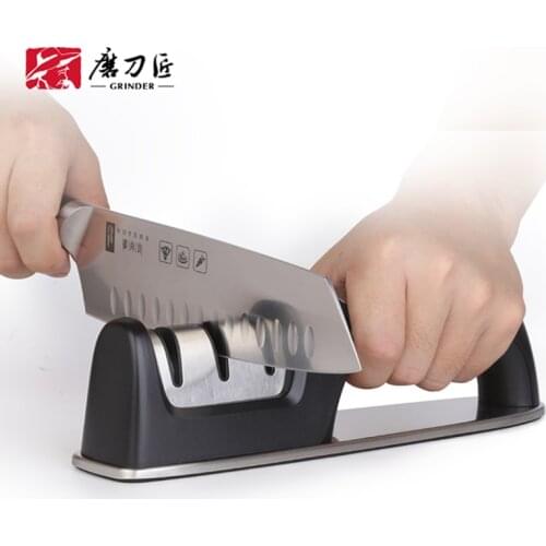 TAIDEA3 slots Knife Sharpener Non-slip Safe use quick Grinding knife Hard alloy Diamond ceramics coarse stage ceramic stage fine