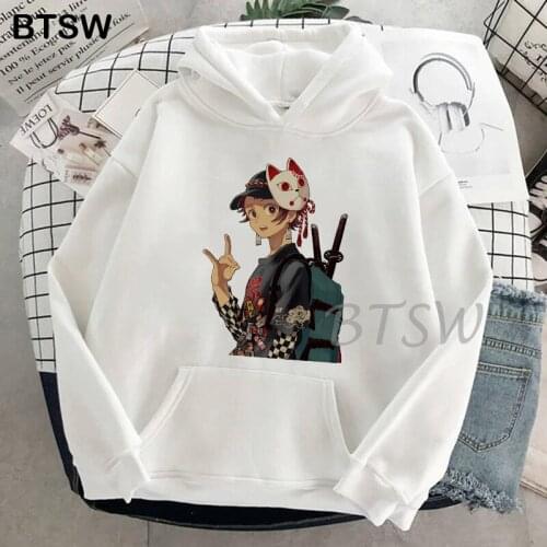 New Manga Tanjiro Demon Slayer Kimetsu No Yaiba Anime Rengoku Nezuko Hoodies Sweatshirt Men Cool Sweatshirt Streetwear Hoody