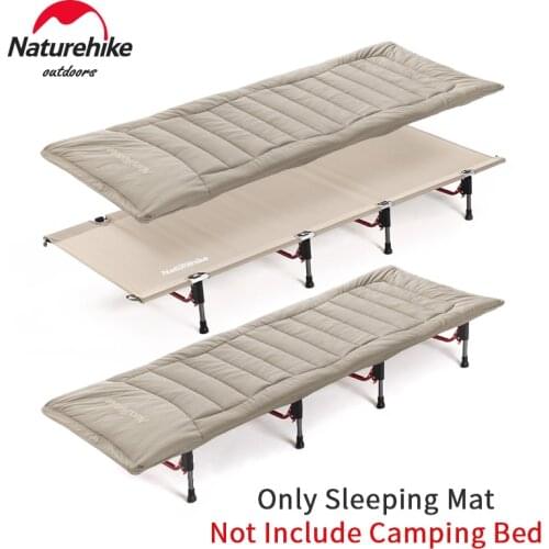 Naturehike Camping Bed Ultralight Soft Cotton Sleeping Pad Outdoor Tent Portable Folding Mattress Keep Warm NH20MSD04