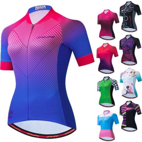 Weimostar Pro Team Cycling Jersey Women Summer Mountain Bike Clothing Quick Dry Bicycle Shirt Anti-Sweat Cycling Wear Clothes