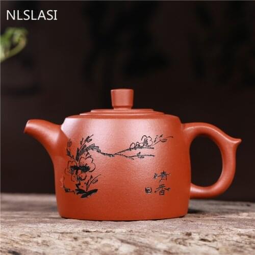 Yixing Purple Clay tea pot Classic filter Teapots beauty kettle Raw ore Handmade Tea set Customized Authentic Tie Guanyin 270ml