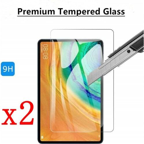 2Pcs Tempered Glass for Huawei MatePad Pro 10.8 Inch Tablet Full Coverage Scratch Resistant Bubble Free Protective Film