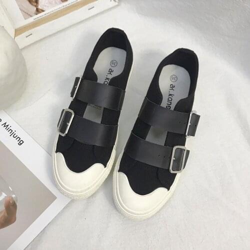 Womens Canvas Shoes Flats Women Shoes Slip on Loafers Woman Soft Nurse Casual Sapato Feminino Student Wild Breathable D4-52