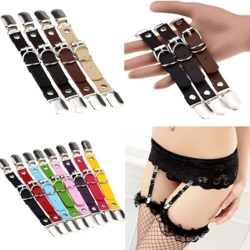 1pcs Sexy Women Lingerie Garter-belt Punk Gothic Leather Socks Belt Leg Ring Thigh Stocking Elastic Garter Belt Decopunk