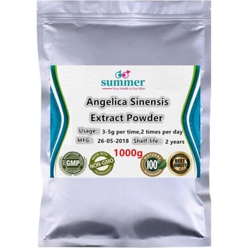 1000g Pure Chinses Angelica,Angelica sinensis extract Dang gui powder for anti-oxidative,anti - inflammatory,anti-aging effect