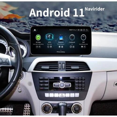12.3" Android 11 Car Radio Multimedia Video Player For Benz C200 W204 C180 C260 C300 C63 2011-2014 C-class GPS Stereo CARPLAY