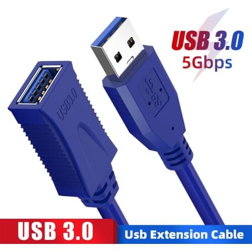 0.3m/1m/1.5m USB 3.0 Cable Fast Speed Extension Cable Male to Female USB Data Sync Transfer Extender Cable For Camera Mouse