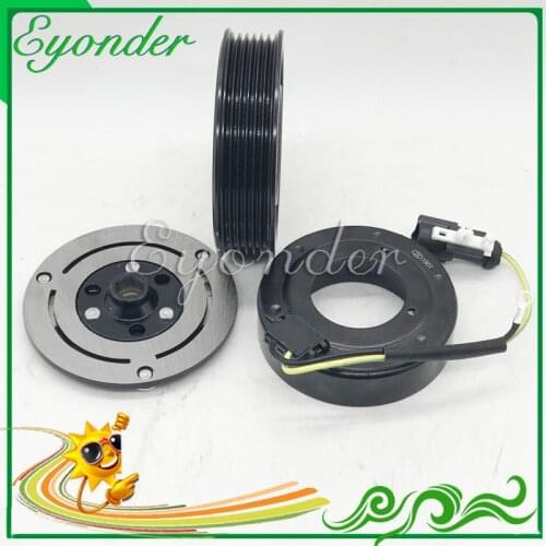 AC A/C Air Conditioning Compressor Magnetic Clutch pulley Set for Ford GALAXY MONDEO IV GRAND C-MAX FOCUS III 1.6 1722070