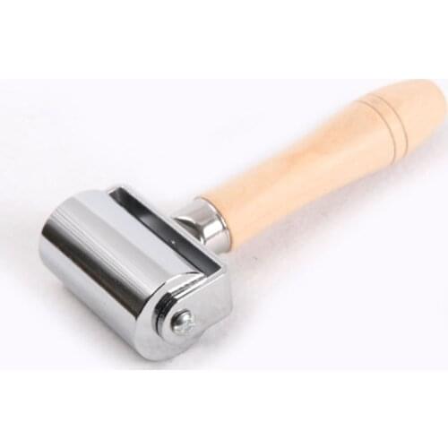 Leather Glue Edges Laminating Roller Craft Tool DIY Handmade Crease Tool Leather Roller Leathercraft Tools 60MM