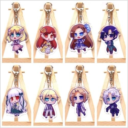 My Next Life as a Villainess All Routes Lead to Doom Keychain Figure Catarina Claes Acrylic Bag Pendant Keyring for Gift