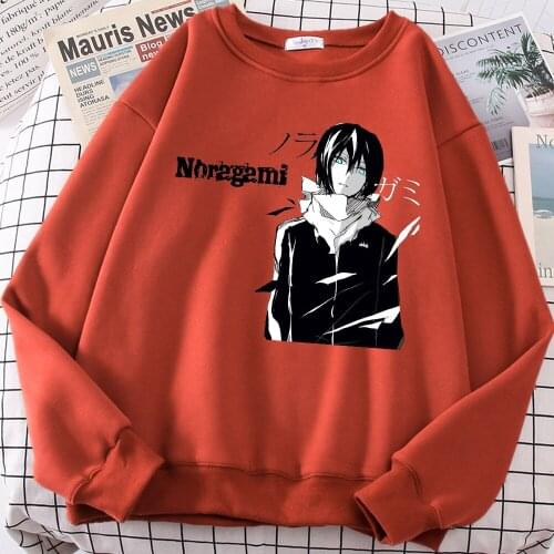 Noragami Japanese Comics Tracksuit Men Creative Casual Hoodie Men Casual O-Neck Sweatshirt Autumn Oversized Clothing For Male
