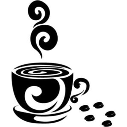 Wall Tattoo Coffee S-Set, Wandtatoo, sa71 Wall Sticker Kitchen Decoration Mural Decal Art Decor For Restaurant