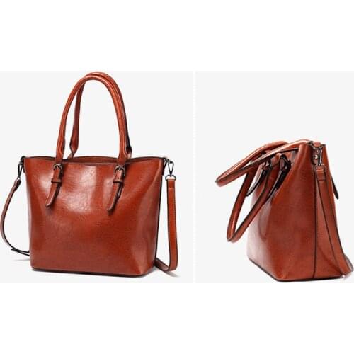 2018 New Simple Atmospheric Oblique Hand-held Bill of Lading Shoulder Bag Girls Large Capacity Fashion Bag